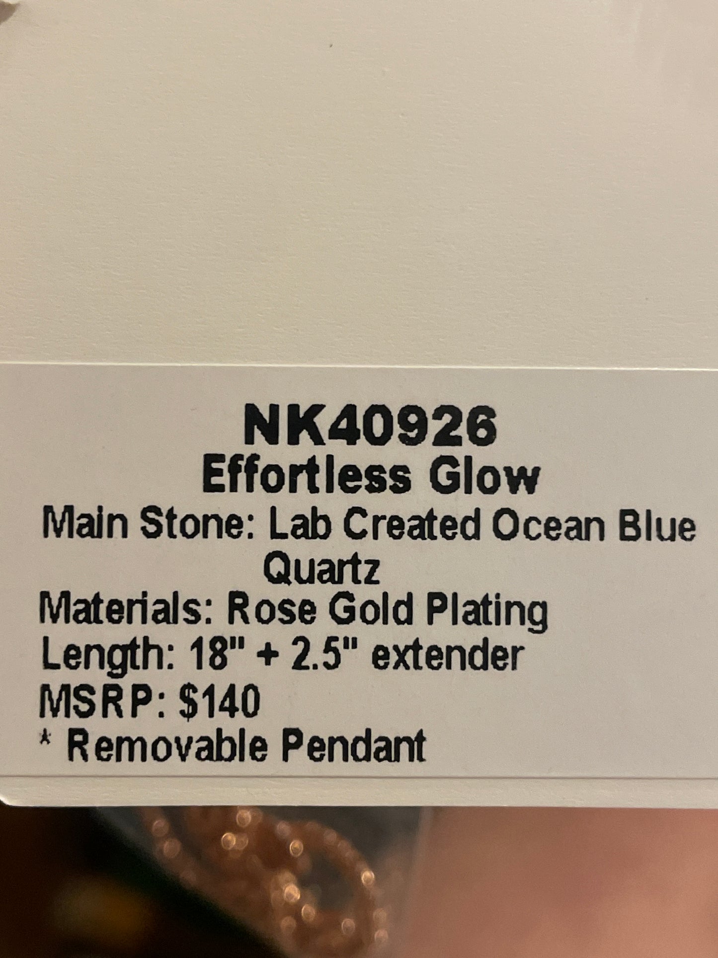 Effortless Glow Necklace