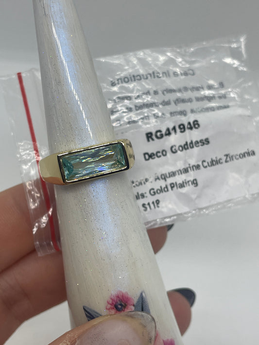 Deco Goddess - Gold Plated Sz8