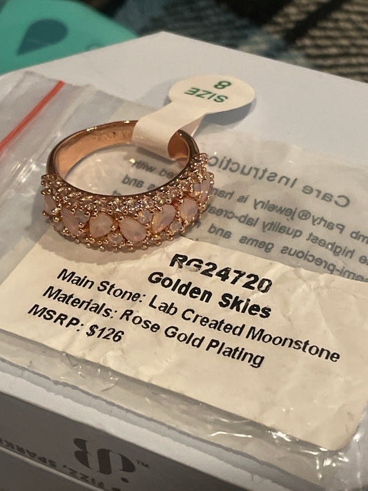 “Golden Skies” Ring sz8