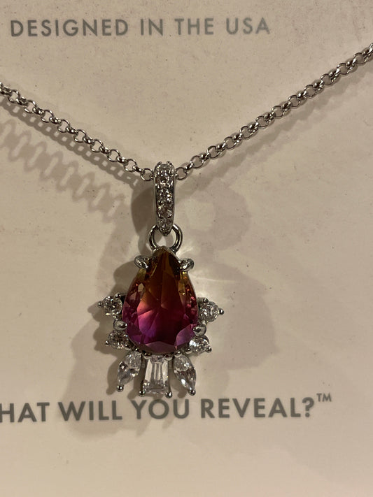 The Sterling Club - Bi Color Tourmaline Necklace