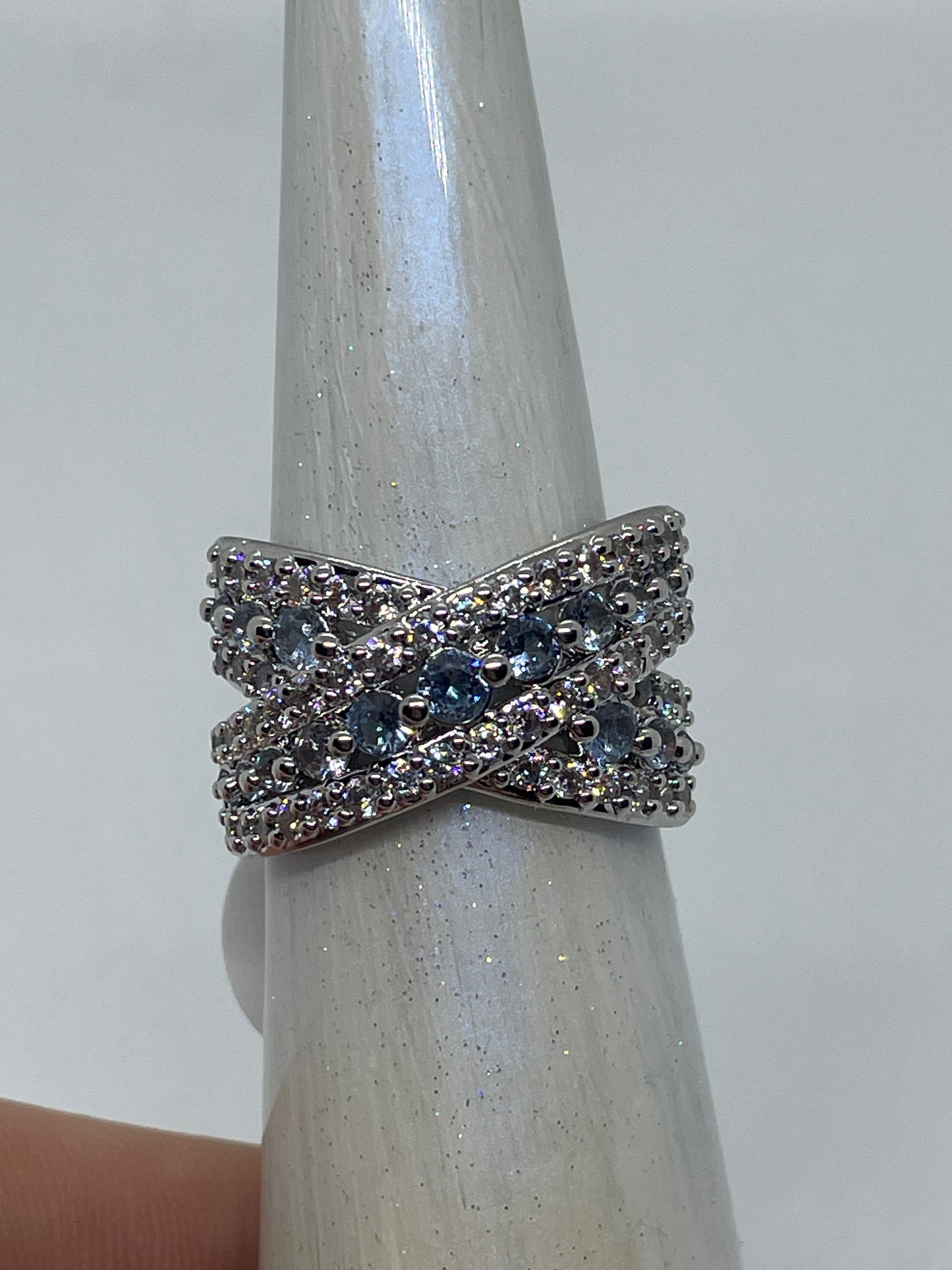 All I Heart About - Rhodium Plating Sz8