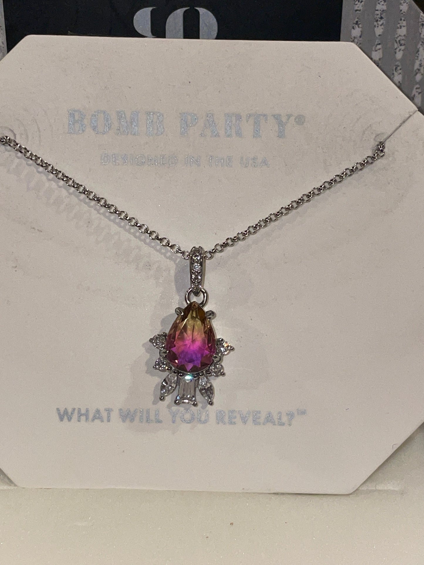 The Sterling Club - Bi Color Tourmaline Necklace